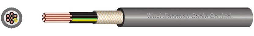 450-750V XLPE Insulated Braid Screened PE Sheathed Control Cable Drawing 450-750V XLPE Insulated Braid Screened PE Sheathed Control Cable Drawing