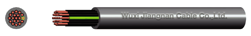 450-750V XLPE Insulated PE Sheathed Rigid Conductor Control Cable Construction 450-750V XLPE Insulated PE Sheathed Rigid Conductor Control Cable Construction