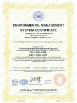 ISO14001 Of CQC Cerfiticate ISO14001 Of CQC